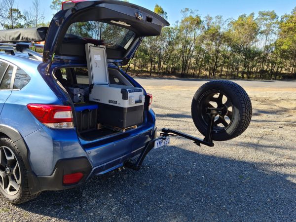 Universal Tow hitch mounted Spare tire carrier - Image 2