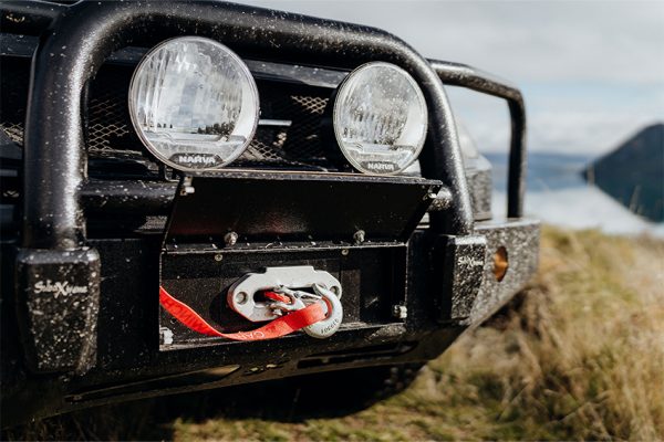 Outback BS Winch & cradle assembly